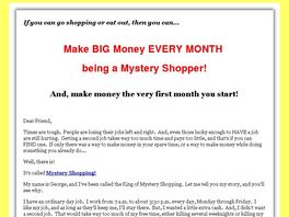 Go to: Great e-Guide to Mystery Shopping. Great product for hard times!