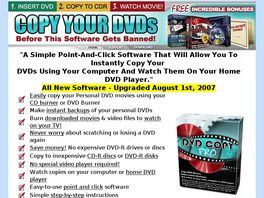 Go to: Dvd Copy Pro - Copy / Backup Dvd Movies & Much More!