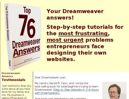 Go to: Top 76 Dreamweaver Answers.