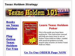 Go to: Holdem Poker 101.