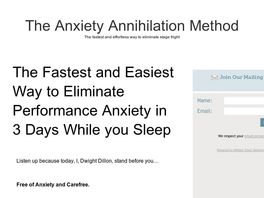 Go to: The Anxiety Annihilation Method