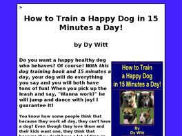Go to: Dog Training In 15 Minutes A Day!