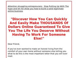 Go to: Ultimate Internet Business Package: Build A Home Based Niche Business.