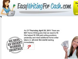 Go to: Paid Online Writing Jobs - Get Paid To Do Simple Writing Jobs Online