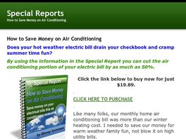 Go to: Special Report: How To Save Money On Air Conditioning.