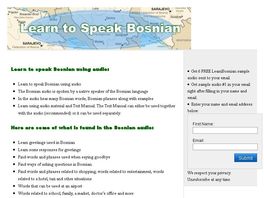 Go to: Learn Bosnian - Audio And Text Transcript