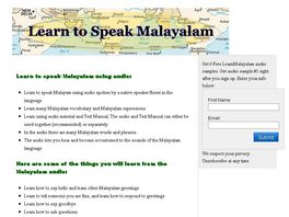 Go to: Learn Malayalam Audio And Text