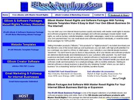 Go to: 100 Product Ebook & Software Package With Resell Rights
