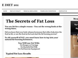 Go to: Ediet101 Rapid Fat Loss Program