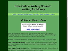 Go to: eBook: "Writing for Money", pays 50 percent