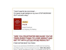 Go to: Stop Working Out!