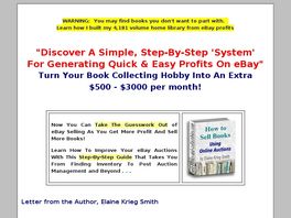 Go to: How To Sell Books Using Online Auctions.