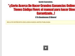 Go to: El Codigo Fiverr - Ganar Dinero Con Fiverr