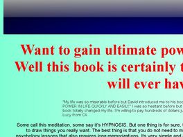 Go to: Gain Absolute Power InLife Quickly and Easily- the best habit in life