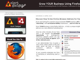Go to: Grow Your Business Using Firefox Add-ons...