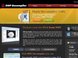 Go to: Flash Decompiler Trillix: $40 Per Sale!