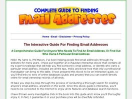 Go to: Guide To Finding Email Addresses & Owners
