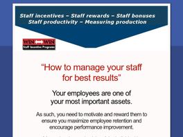 Go to: The Win-Win Staff Incentive Software.