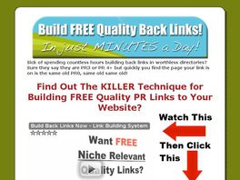 Go to: Build Free Qualilty Pr 'Niche Relevant' Back Links Now!
