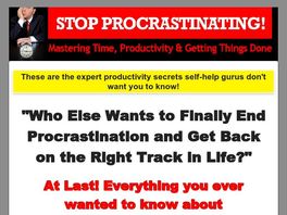 Go to: Stop Procrastinating! Mastering Time & Productivity