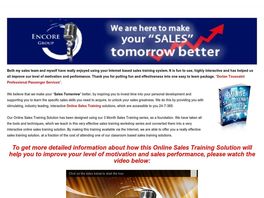 Go to: Online Sales Training Solution