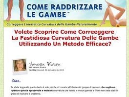 Go to: Come Raddrizzare Le Gambe - 90% Comission!