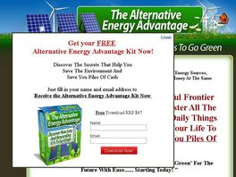 Go to: The Alternative Energy Advantage