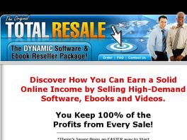 Go to: The Original Total Resale Rights Package