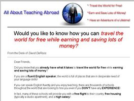 Go to: All About Teaching Abroad