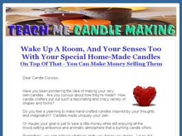 Go to: Candle Making For Fun And Profit
