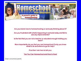 Go to: A Parents Guide to Homeschooling