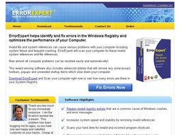 Go to: Error Expert - Registry Repair