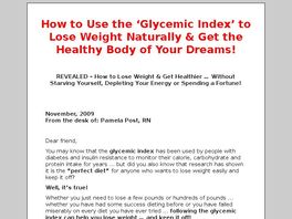 Go to: Glycemic Index Power: Lose Weight Naturally!