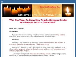 Go to: Discover Candle Making Now