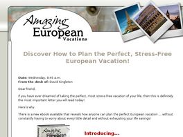 Go to: Amazing European Vacations.