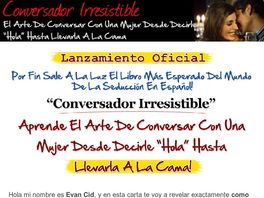 Go to: Conversador Irresistible, Como Seducir A Una Mujer Con Tus Palabras