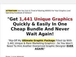 Go to: Graphics Mystic - #1 Premium Package For Marketers!