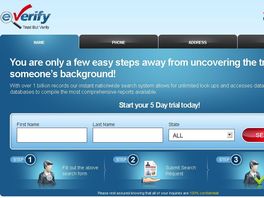 Go to: Everify.com - #1 In Background Checks - Earn Lifetime Commission!!