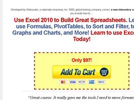 Go to: Microsoft Excel 2010 Interactive Course - Global Training Company!
