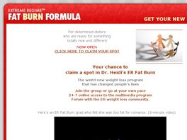 Go to: Dr. Heidi's Fat Burn Formula.