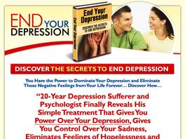 Go to: End Your Depression - Hot New Product!