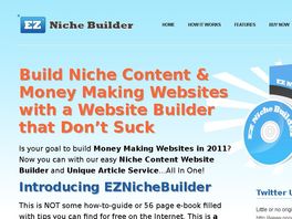 Go to: Eznichebuilder Unique Content Website Builder That Rocks