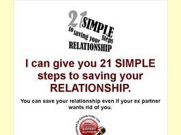 Go to: 21 Simple Steps To Saving Your Relationship