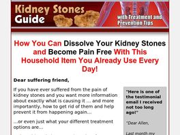 Go to: Kidneystone Cure Ebook.