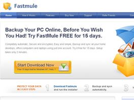 Go to: FastMule Online Backup.