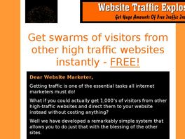 Go to: Website Traffic Explosion.