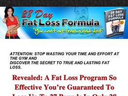 Go to: 28 Day Fat Loss Formula