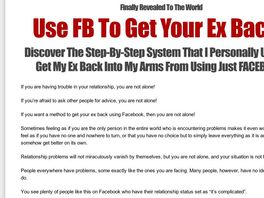 Go to: Facebook Re-attraction - Use Fb To Get Your Ex Back!