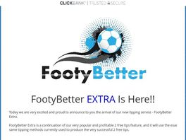 Go to: Footybetter Extra