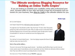 Go to: "Blog For Traffic" Wordpress Video Training series